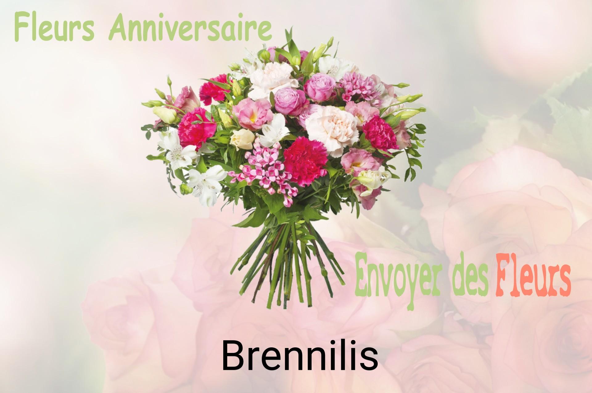 Bouquet de fleurs d’anniversaire livré à Brennilis