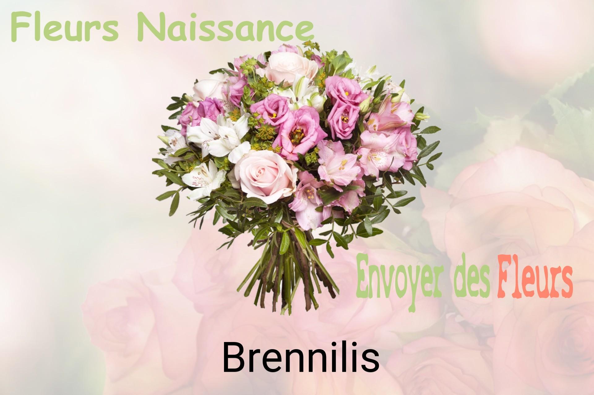 Bouquet de fleurs de naissance livré à Brennilis